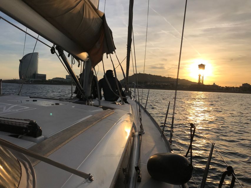 Barcelona: Two-Hour Midday or Sunset Sailing Cruise - Midday sailing for swimming and bright views