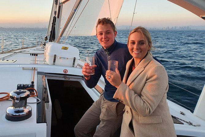Barcelona Unforgettable Sailing Cruise with Open Bar and Snacks - Passing through the commercial port drawbridge