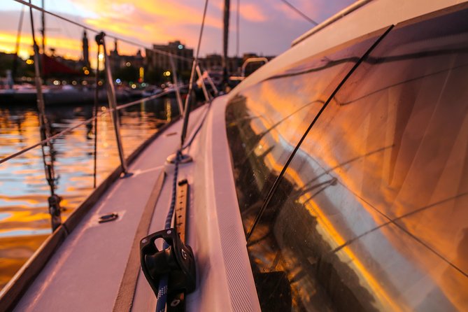 Barcelona Unique Sunset Sailing Experience with Tapas & Open Bar - Rough water is the real question