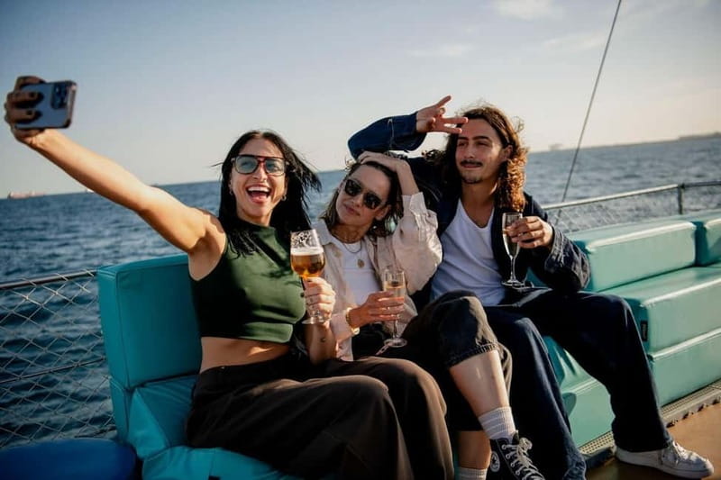 Barcelona: Wooden Boat Sailing with Tapa and Welcome Drink - What you will see from the water