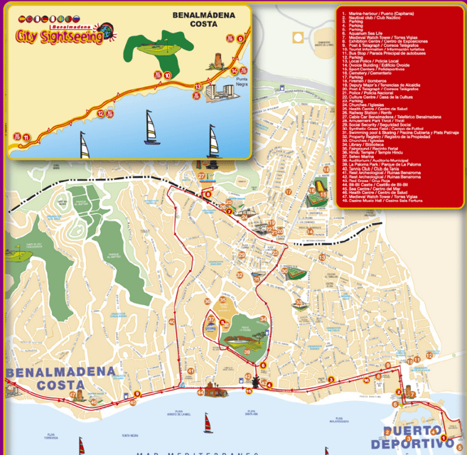 Benalmadena: City Sightseeing Hop-On Hop-Off Bus Tour - Selwo Marina and Parque de la Paloma