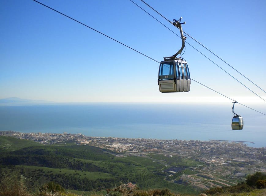 Benalmádena: Mount Calamorro Cable Car Ticket - Reaching the summit and its six walking routes