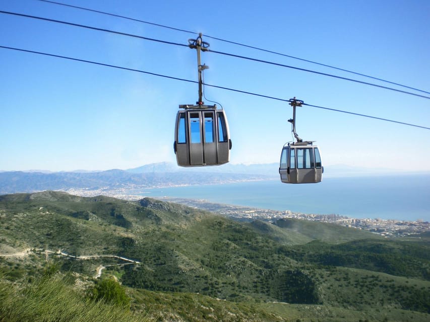 Benalmádena: Mount Calamorro Cable Car Ticket - What you see below the cable car