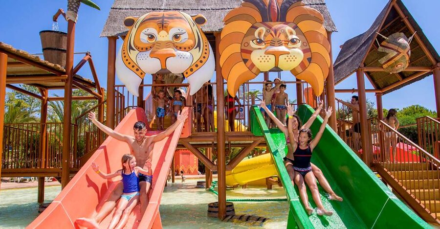 Benidorm: Aqua Natura Amusement Park 1-Day Entry Ticket - Water chutes from gentle runs to La Cresta