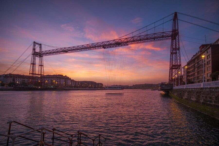 Bizkaia Bridge, Gaztelugatxe, Bermeo and Gernika from Bilbao - Neguri, farmhouses, and Butron Castle