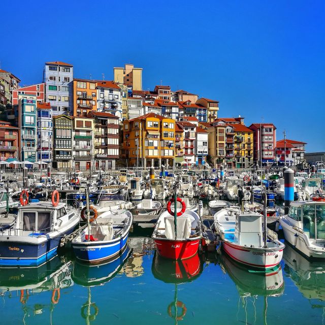 Bizkaia Bridge, Gaztelugatxe, Bermeo and Gernika from Bilbao - Bizkaia Bridge, an engineering icon still in motion