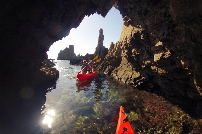 Cabo de Gata Active. Guided kayak and snorkel route through coves of the Natural Park - Group size, family comfort, and the pace of the outing