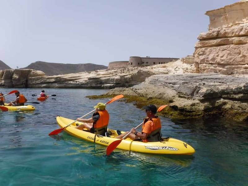 Cabo de Gata: Kayak & Snorkel Excursion in Natural Park - The 15-minute safety briefing and kayak lesson
