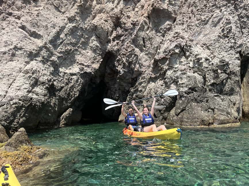 Cabo de Gata: Kayak & Snorkel Excursion in Natural Park - Arrecife de las Sirenas and the volcanic cliffs