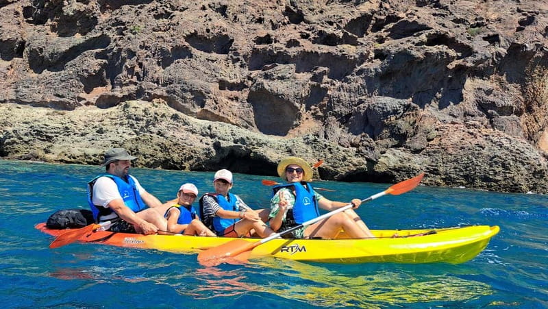 Cabo de Gata: Kayak & Snorkel Excursion in Natural Park - The 25-minute snorkeling stop