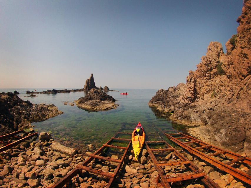 Cabo de Gata: Natural Park Kayaking and Snorkel Excursion - The first 75 minutes: cliffs, coves, and sea caves