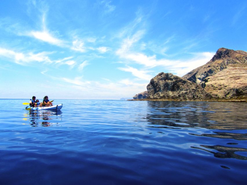 Cabo de Gata: Natural Park Kayaking and Snorkel Excursion - A 30-minute cove stop for swimming and snorkeling
