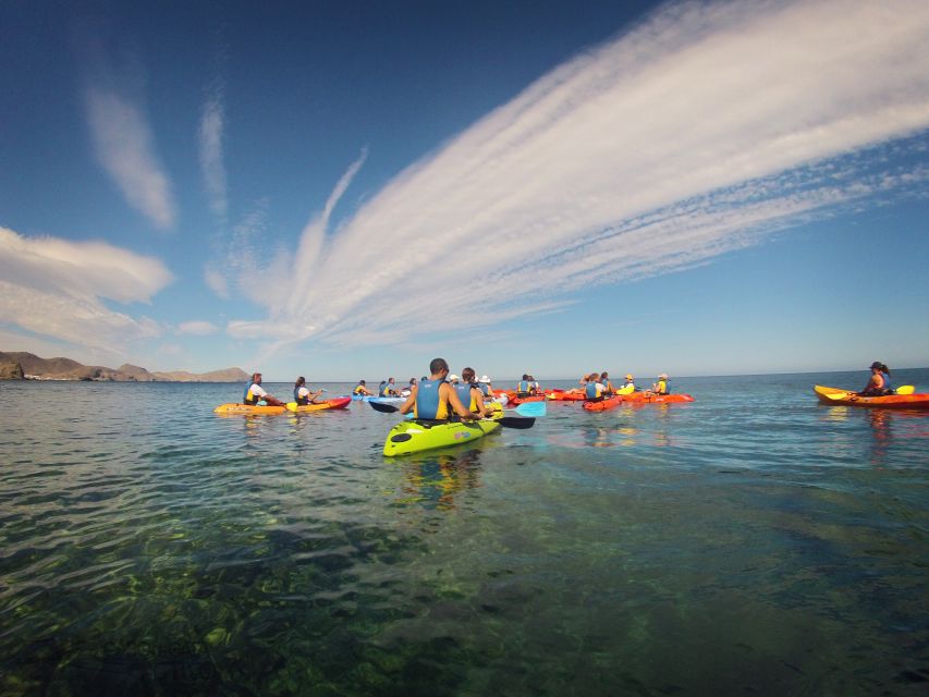 Cabo de Gata: Natural Park Kayaking and Snorkel Excursion - The final hour: paddling back with a different view