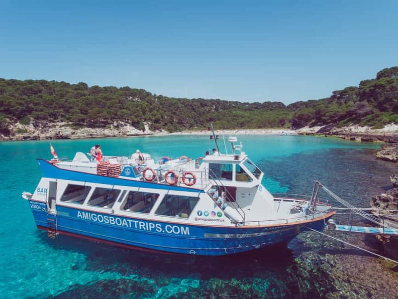 Cala'n Bosc: 3.5-Hour South Coast Sightseeing Boat Trip - Quick takeaways for your Menorca boat day
