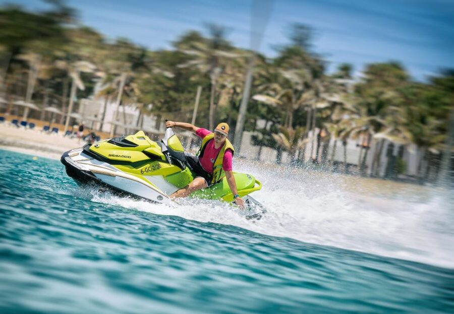 Caleta de Fuste: Jet Ski Circuit Experience - Riding the circuit across Caleta de Fuste Bay