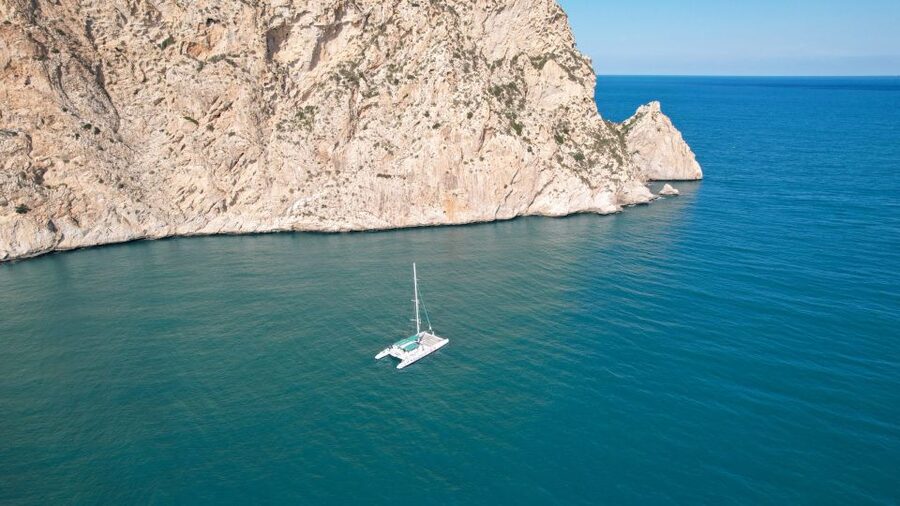 Calpe: Catamaran Tour with Optional Swim Stop - From the port to Peñón de Ifach