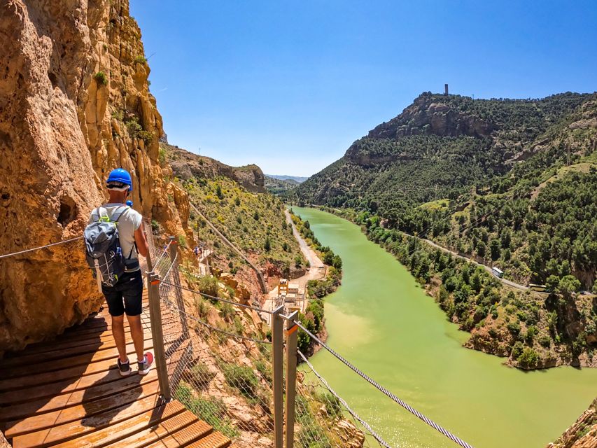 Caminito del Rey: Entry Ticket and Guided Tour - The final bridge and the finish near El Chorro