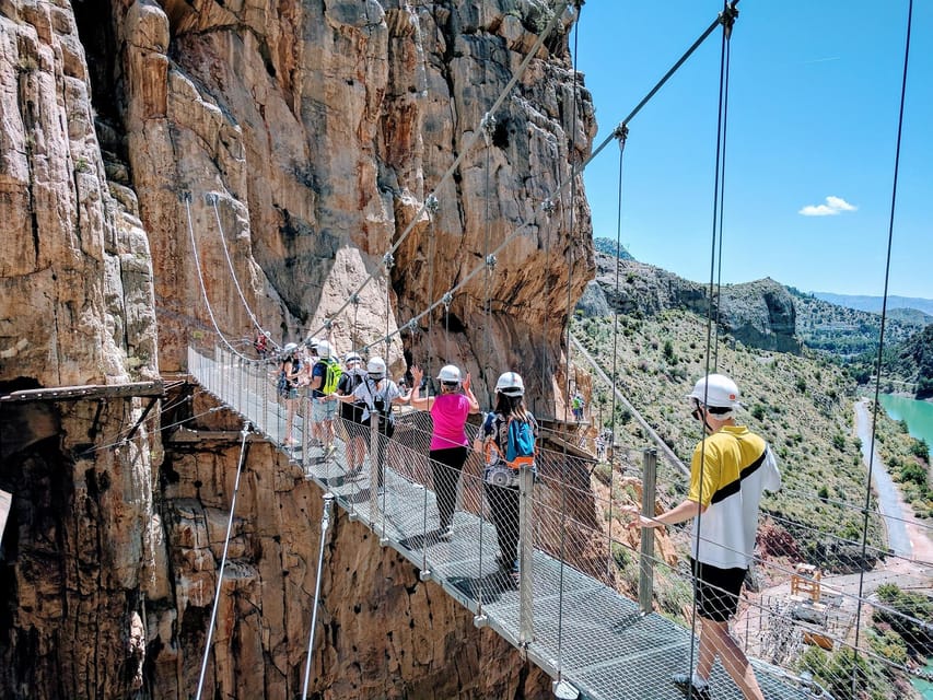 Caminito del Rey: Guided Hiking Tour with Entrance Tickets - Wooden paths high above El Chorro Gorge