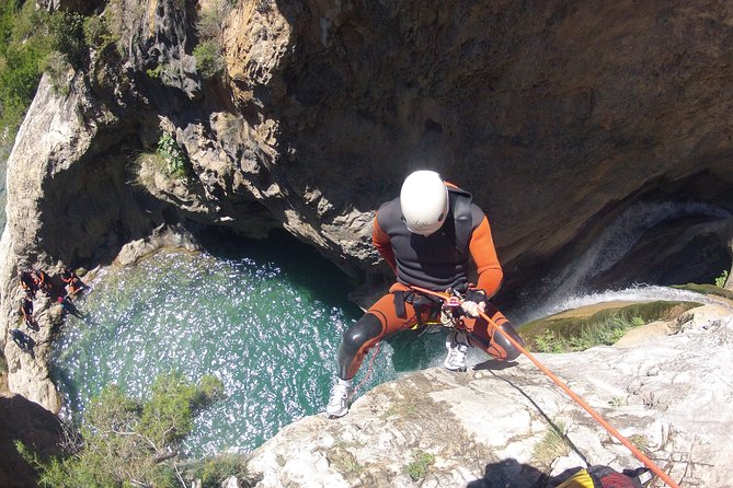 Canyoning in Andalucia: Rio Verde Canyon - Rappels, jumps, and natural rock slides