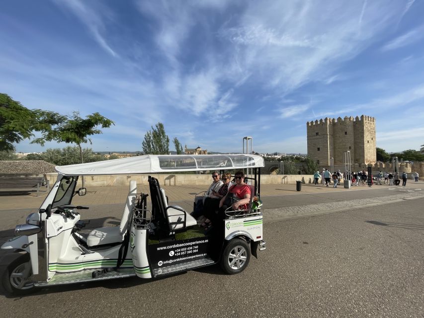 Córdoba: Guided City Tour by Tuk-Tuk - Palacio de Viana, Santa Marina, and La Merced