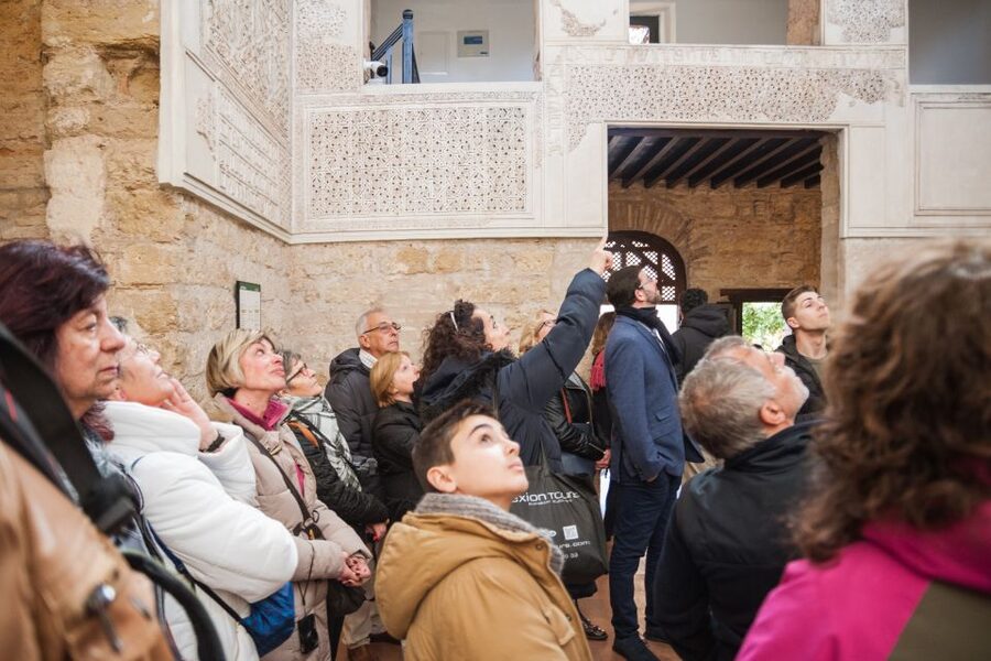 Cordoba: Jewish Quarter and Mosque-Cathedral Guided Tour - Entering the Great Mosque-Cathedral