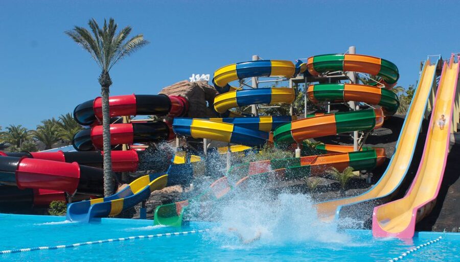 Corralejo: Acua Water Park Entry Ticket - The wave pool brings music and commotion