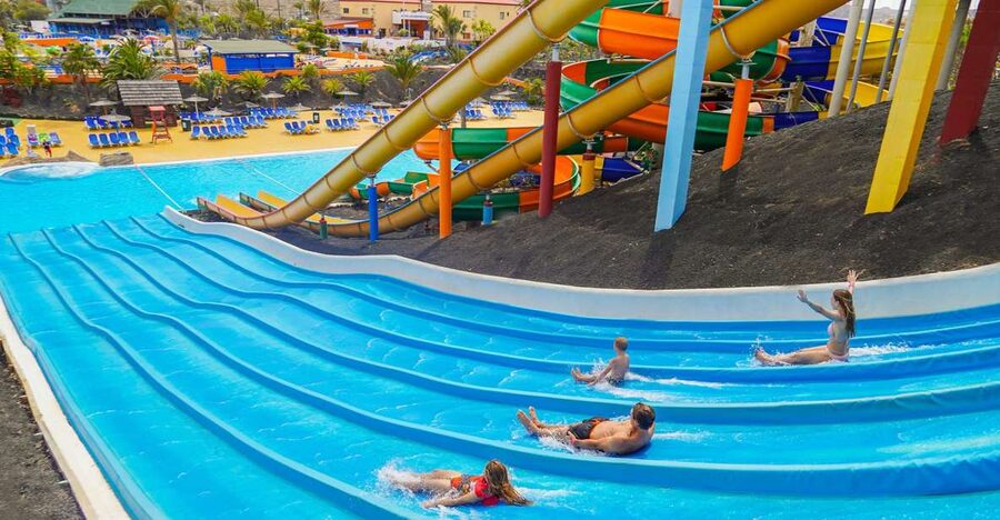 Corralejo: Acua Water Park Entry Ticket - Finding your base among the pools and sunbeds