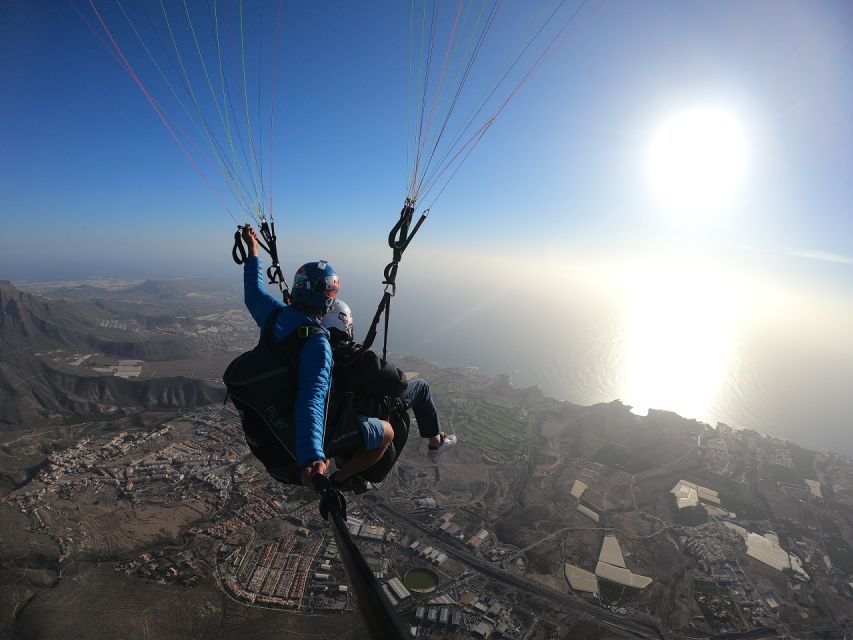Costa Adeje: Tandem Paragliding Flight with Pickup - Weather can change the plan