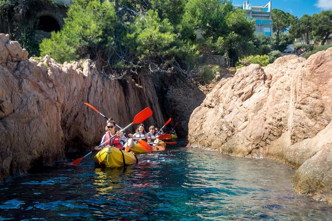 Costa Brava Kayaking and Snorkeling Small Group Tour with Lunch - Snorkeling, sea life, and cool water