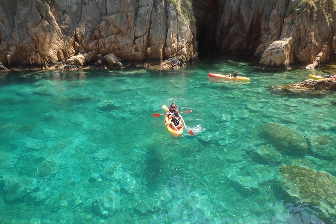 Costa Brava Kayaking and Snorkeling Small Group Tour with Lunch - Paddling beneath the Camino de Ronda