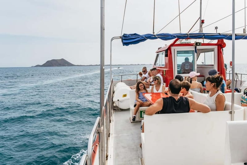 Desde Corralejo: Lobos Island Ferry with Optional Transfer - The 20-minute crossing to Lobos