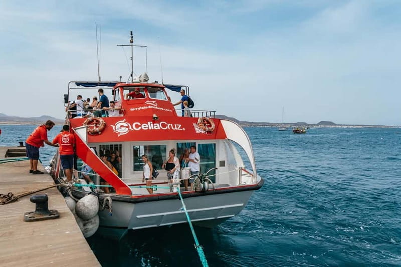 Desde Corralejo: Lobos Island Ferry with Optional Transfer - Your first hours on the island