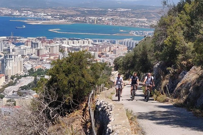 EBike-Gibraltar: Rock To The Top Tour - Starting near Ocean Village and crossing the runway