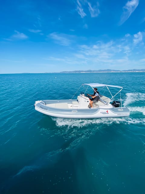El Arenal: Private Mallorca Boat Rental (No License Needed) - Cala Vella for swimming and snorkeling