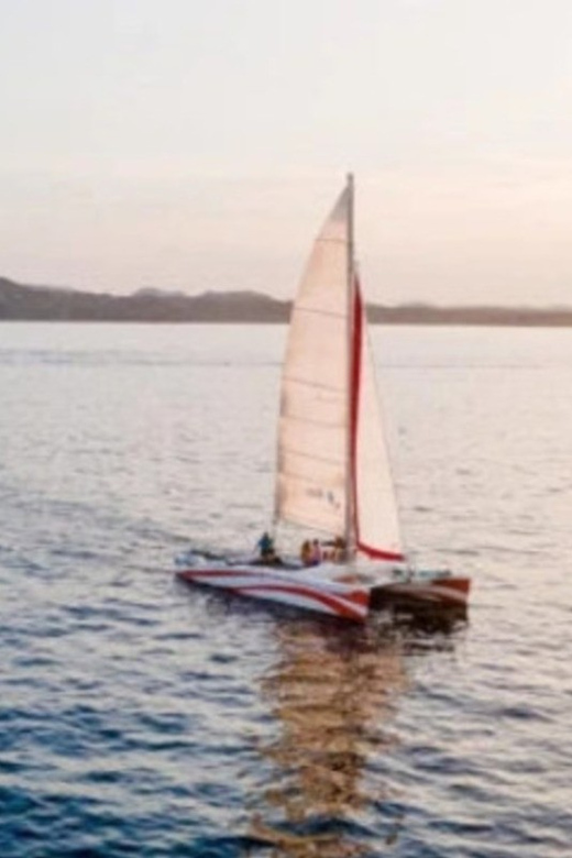 Fornells: Catamaran Sunset Cruise of Menorca's Coast - The catamaran, space, and comfort