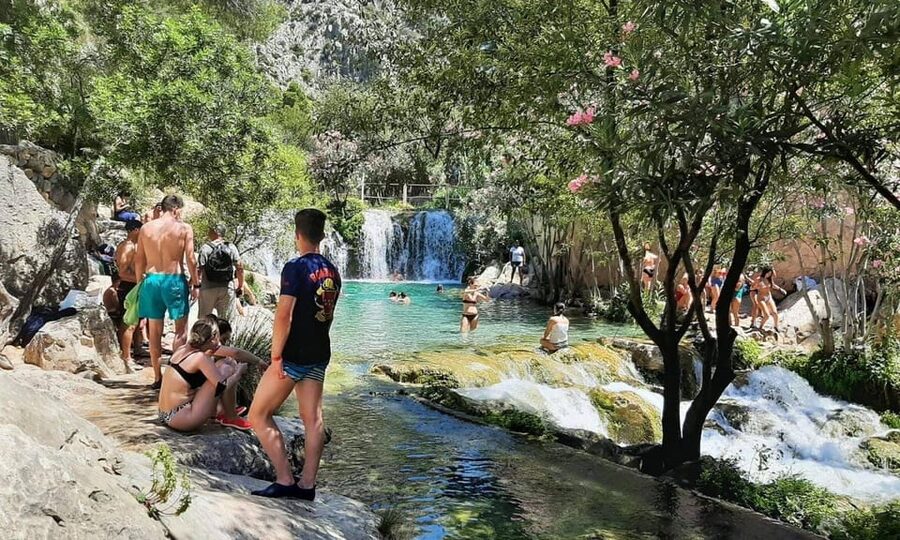 From Alicante/Benidorm: Guadalest & Algar Waterfalls Tour - Swimming at Algar: beautiful, cold, and stony