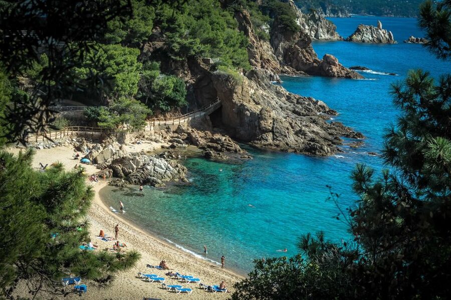 From Barcelona: Costa Brava Day Tour with Lunch - Blanes Botanical Garden and the first beach stop