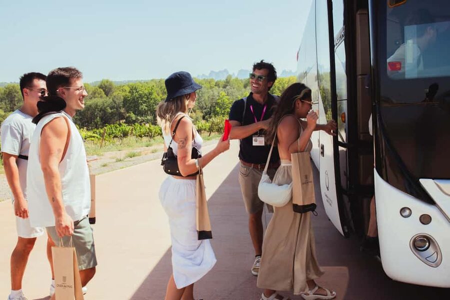 From Barcelona: Full-Day Montserrat & Wine Small Group Tour - Oller del Mas, a castle with a family wine story