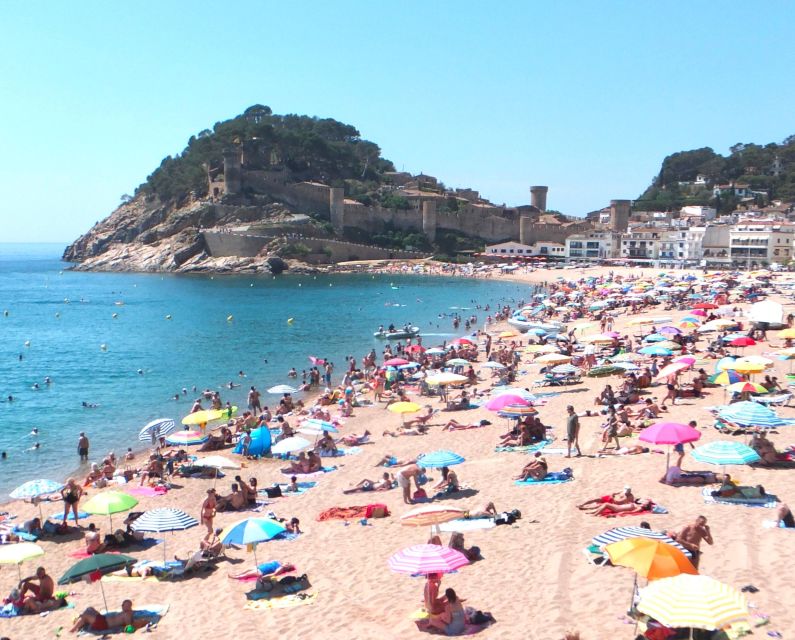 From Barcelona: Tossa de Mar Day Tour with Beach Time - Mar Menuda for calmer water and activities