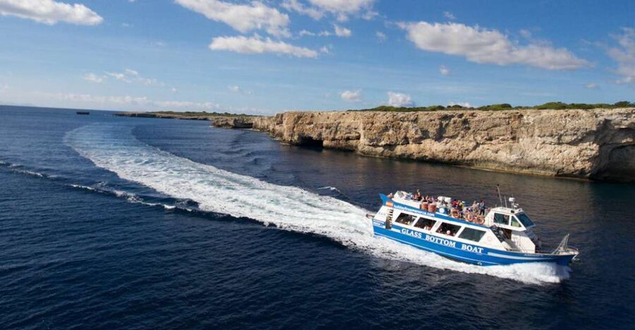 From Cala Galdana: 2-Hour Glass-Bottom Boat Trip - Meeting the boat at Cala Galdana