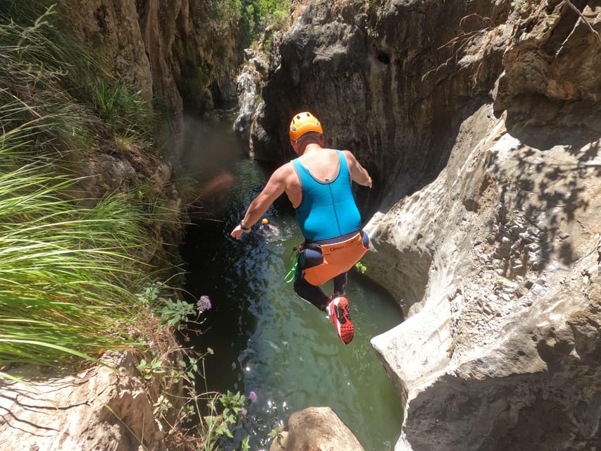 From Estepona: Guadalmina River Guided Canyoning Adventure - Optional jumps, including the 5-meter drop