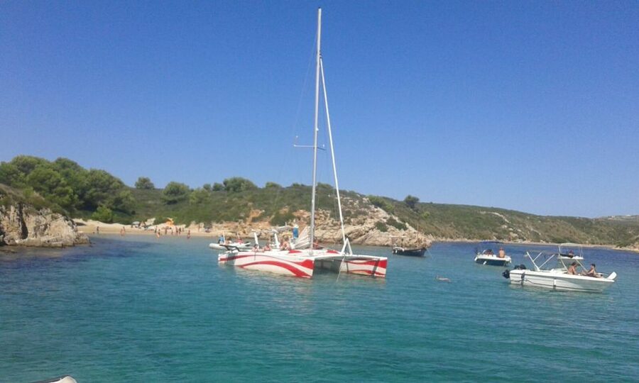 From Fornells: Half-Day Menorca Catamaran Trip w/ Snorkeling - Three hours along Menorca’s northern coast