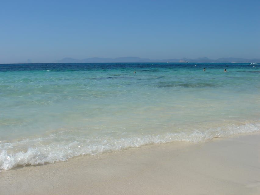 From Ibiza: Ferry and Guided Bus Excursion in Formentera - The Las Salinas salt flats before returning