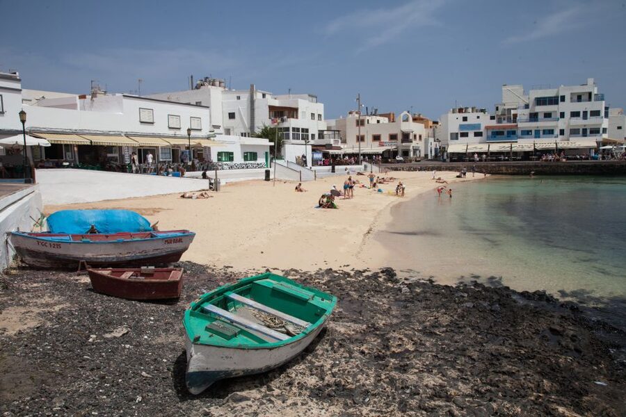 From Lanzarote: Day Trip to Fuerteventura and Corralejo - Pickup across Lanzarote and the early ferry