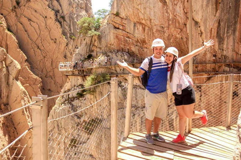 From Málaga: Caminito del Rey Day Trip & Guided Tour - Crossing the Suspension Bridges