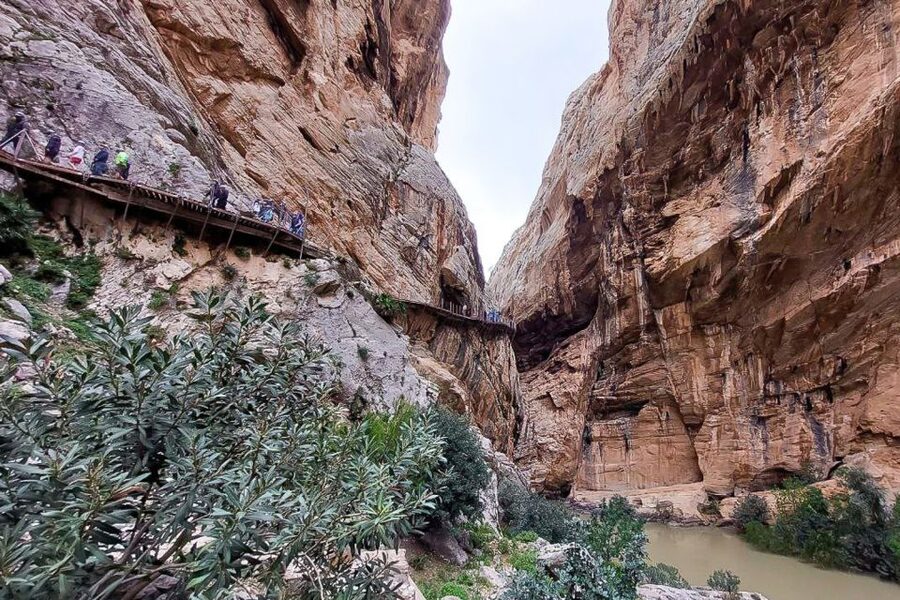 From Málaga: Caminito del Rey Guided Day Trip - The Málaga meeting point and the long ride inland