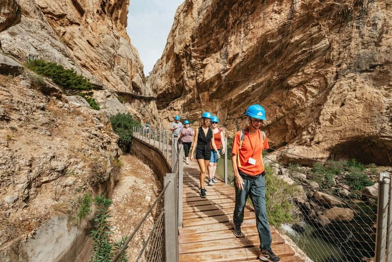 From Málaga & Costa del Sol: Caminito del Rey Guided Tour - Walking through the northern entrance