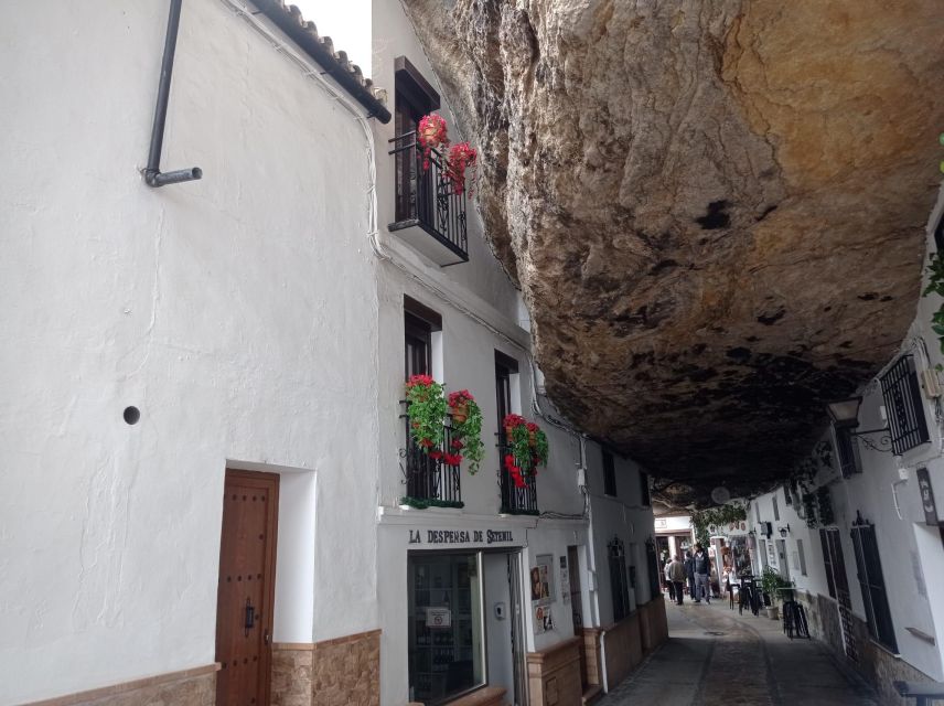From Málaga: Ronda+Setenil de las Bodegas with Little Train - Setenil de las Bodegas and its rock-roofed streets