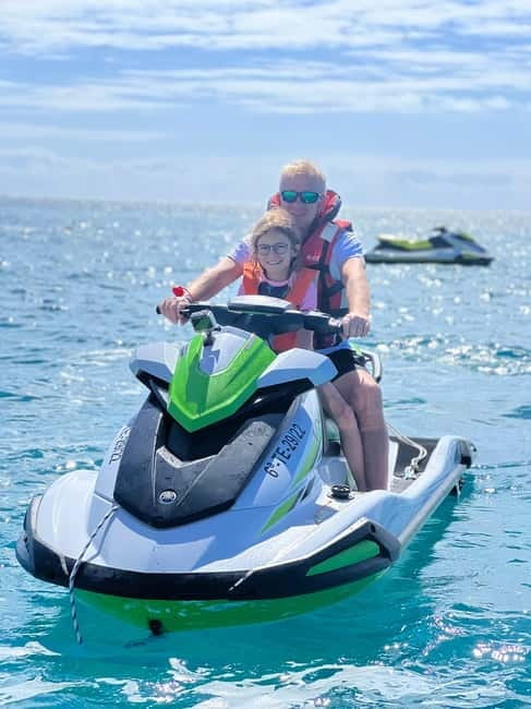 From Morro Jable: Jet Ski Adventure Tour (without license) - The 30-minute ride: speed, waves, and flying fish