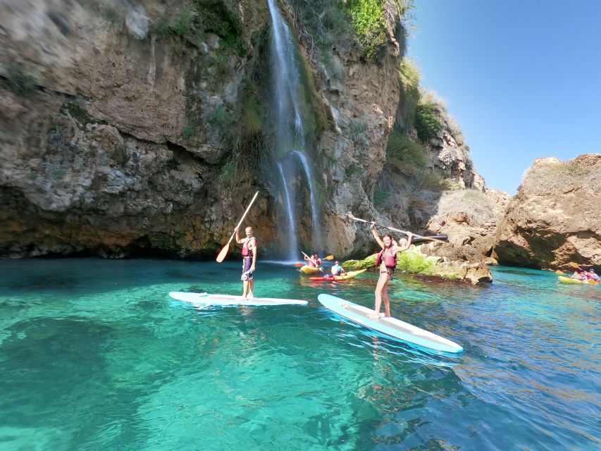 From Nerja: Guided Paddle Surf Cliffs and Maro Waterfall - The waterfall and Acantilado caves are the highlights
